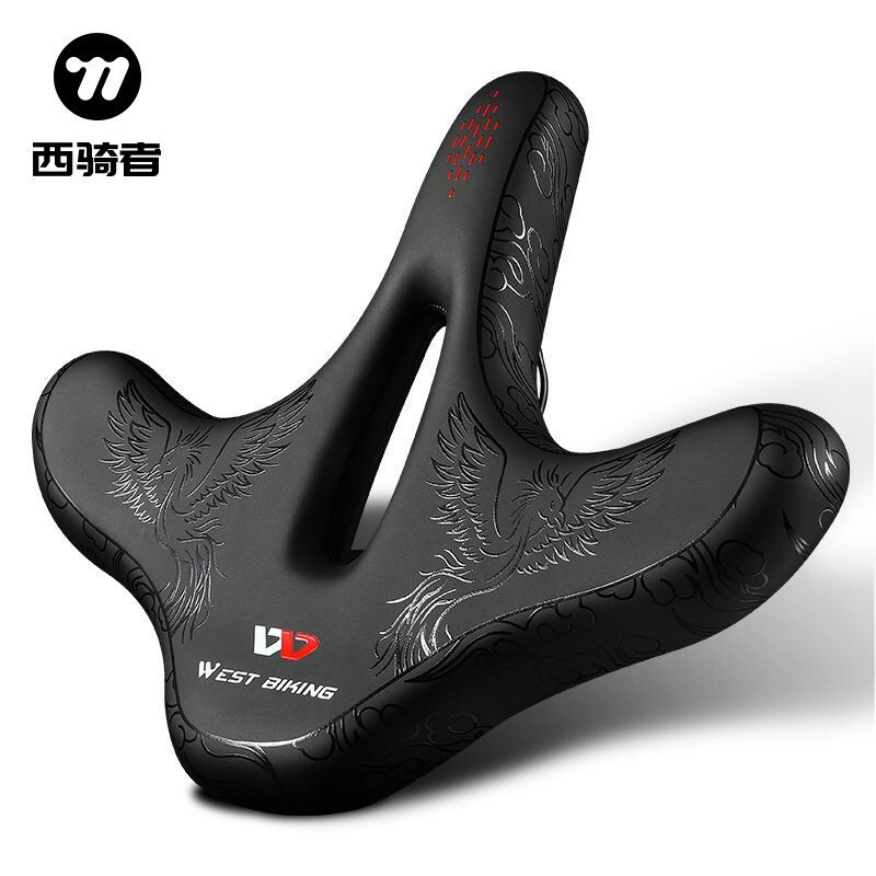 Hot sale [92% Praise Rate] West Rider Bicycle Oversized Seat Cushion Hollow Breathable Widened Extra