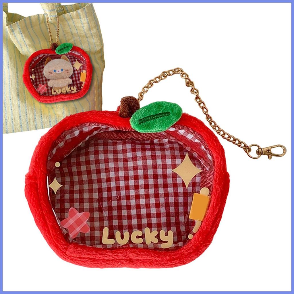 Clear Figure Display Bag 3D Clear Figure Display Bag พร้อมพวงกุญแจ 3D การ์ตูนออกแบบอุปกรณ์เสริม Star