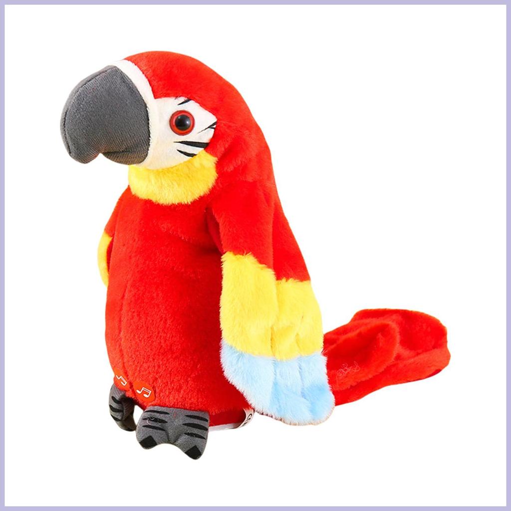 ทําซ้ําของเล่นเด็กตุ๊กตานกตุ๊กตา Twerking นกแก้วคําพูดการฝึกอบรมของเล่นเด็กห้องเรียน Daycare เนอสเซอ