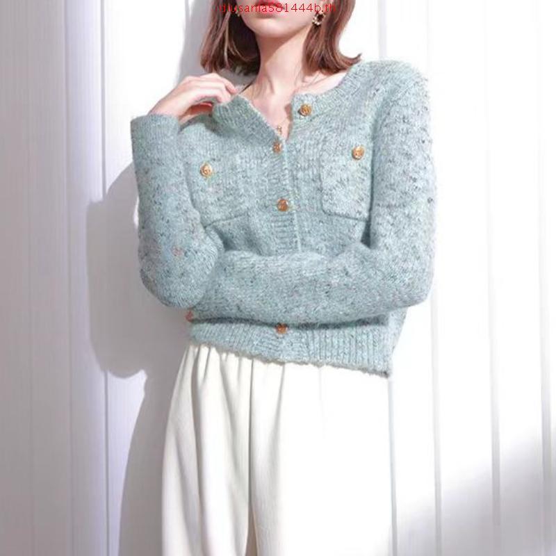 Bemingtop1018(Freesize)-BMG Fluffy Speckle Knit – คาร์ดิแกนเนื้อฟู ใส่แล้วละมุน นุ่มนิ่มแบบมีเสน่ห์