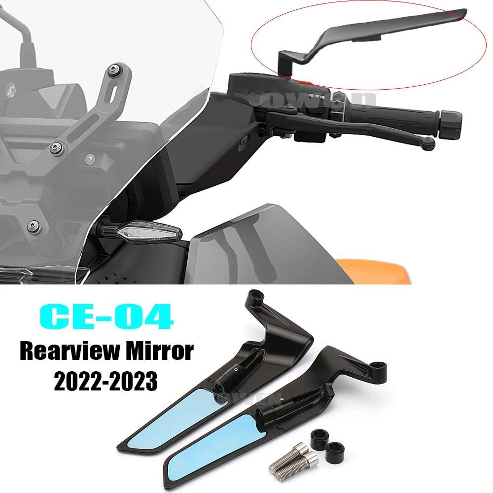 CE 04 CE04 กระจกรถจักรยานยนต์ Wind Wing กระจกมองหลัง Ce04 ปรับกีฬากระจกปีกสําหรับ BMW CE-04 2022-202