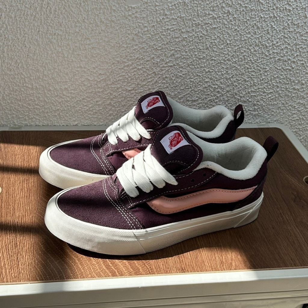 Peachesx nu Skoo Pi Purple รองเท้าผ้าใบลําลอง Low-Top