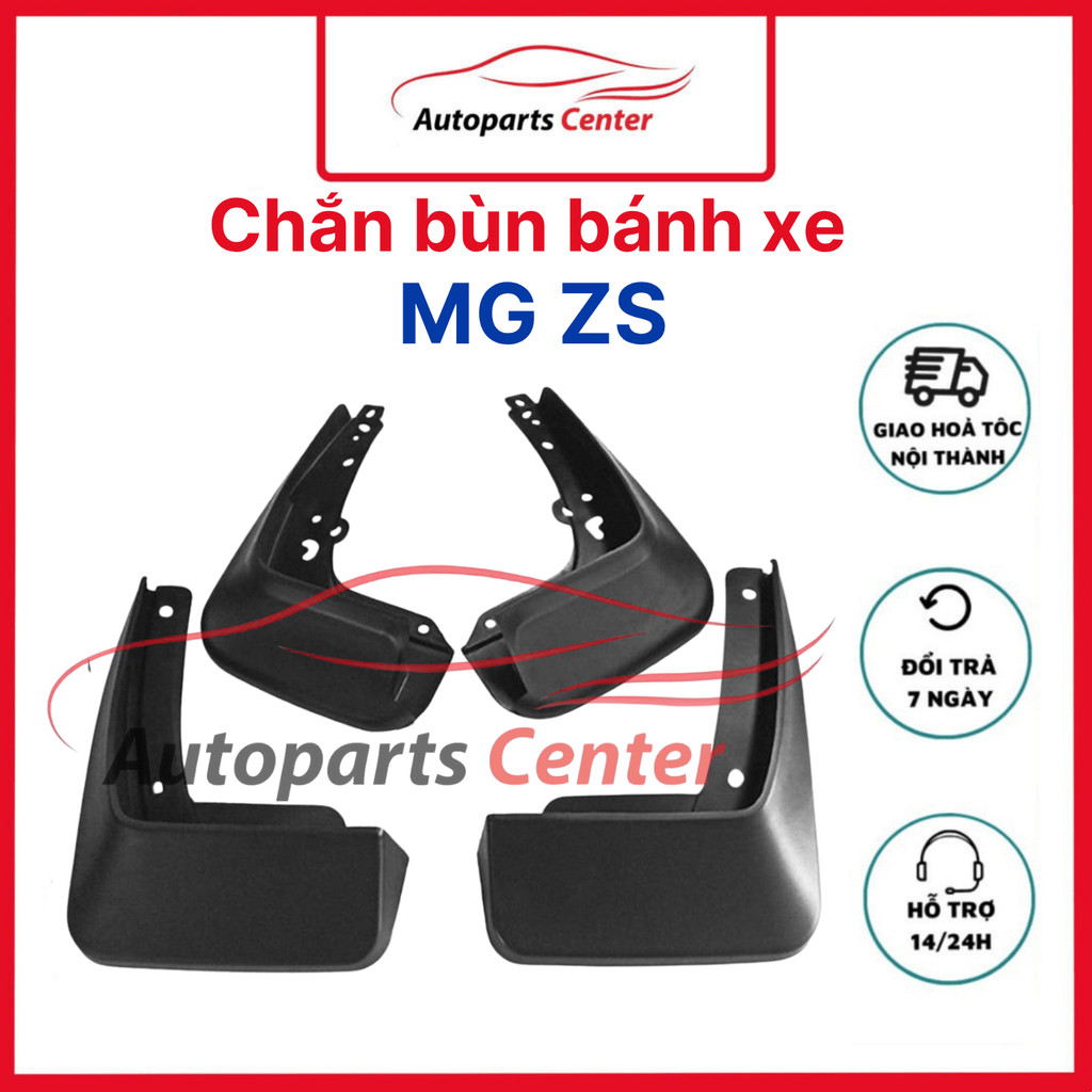 บังโคลนล้อ มก ZS 2021-2024 นําเข้าจากประเทศไทย บังโคลนสกปรก ตัวรถ อย่างดี ชุด 4 ส่วน พร้อมสกรู