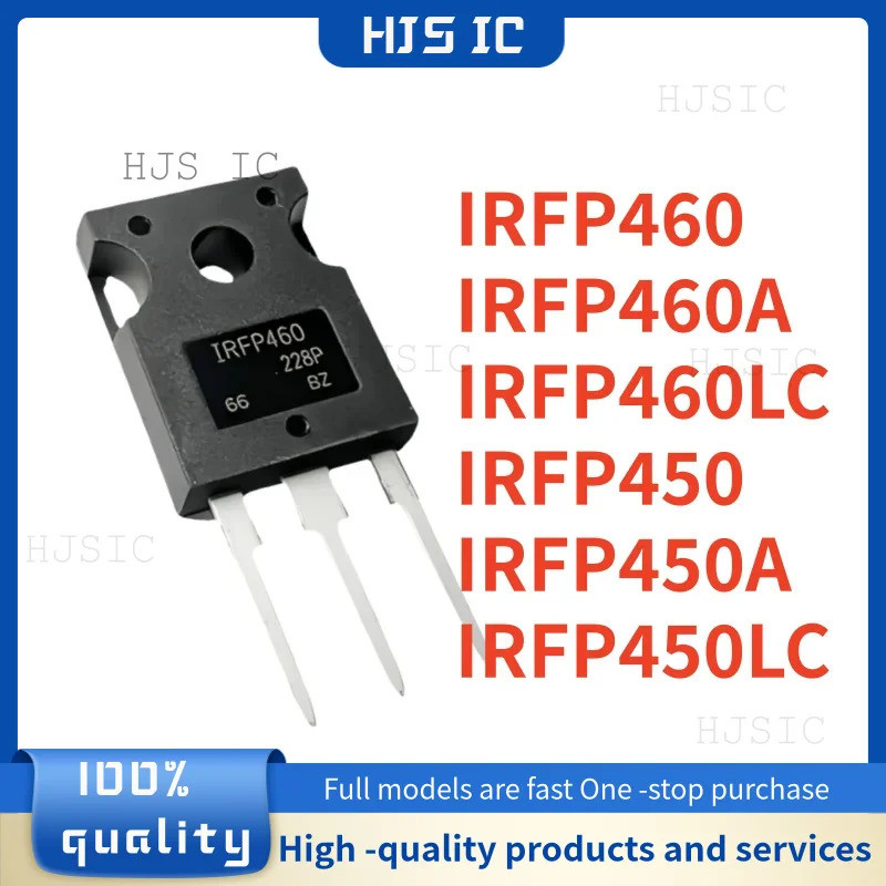5PCS IRFP450 IRFP450A IRFP450LC IRFP460 IRFP460A IRFP460LC TO-247 Field Effect ทรานซิสเตอร์