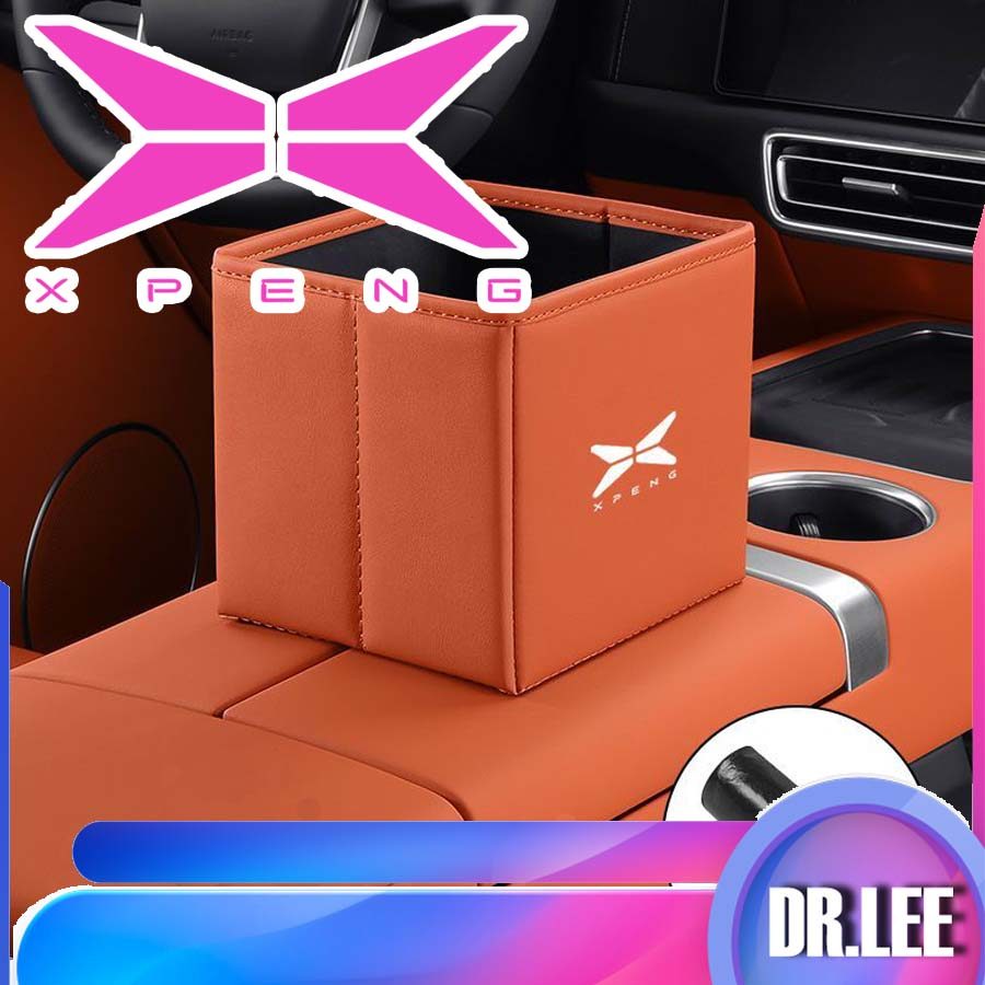 [READY]XPENG G6 Car-mounted Foldable Trash Can XPENG X9 Body Kit Decoration Storage box X9 EV Auto P