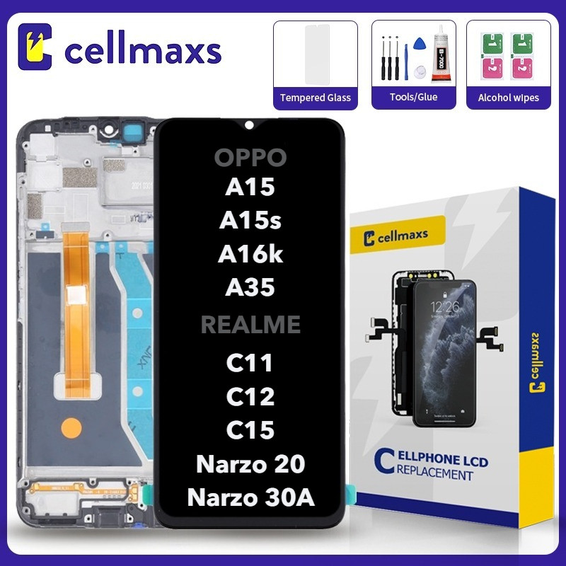 สําหรับ OPPO A15 A15s A16k A35 REALME C11 C12 C15 V3 Q2i 7i Global Narzo 20 30A CPH2185 CPH2179 RMX2