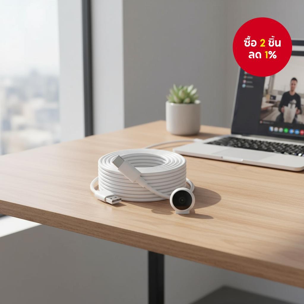 สาย USB-C to USB-C 3M/5M/8M/10M/12M - ชาร์จเร็วและถ่ายโอนข้อมูลสําหรับอุปกรณ์มือถือและกล้อง