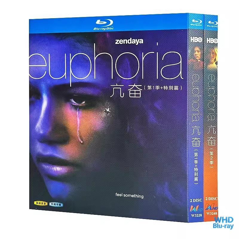American Drama Euphoria Season 1-2 + ตอนพิเศษ (2019-2022) 4BD | แผ่นบลูเรย์ชนิดบรรจุกล่องใหม่เอี่ยม