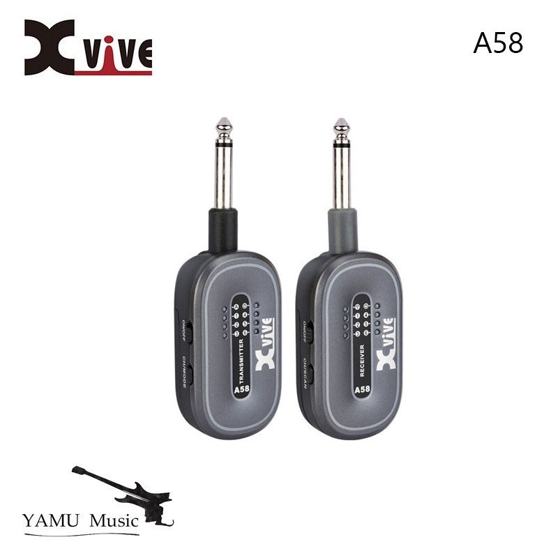Xvive A58 Guitar System 5.8GHz Guitar Transmitter Receiver