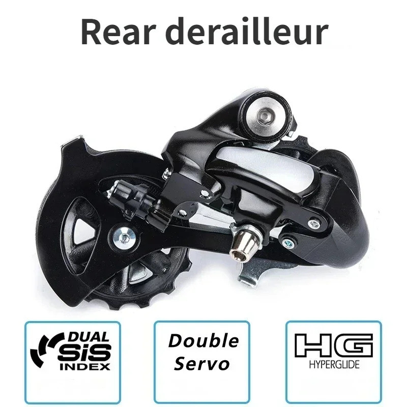 จักรยานเสือหมอบ Groupset Derailleur Shifters แบบ 7-11 สปีด พร้อมอะไหล่ M310, M370, M390, TZ50, TY300