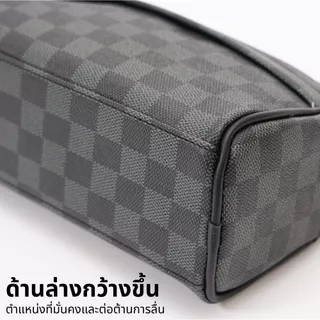 กระเป๋าถือสำหรับผู้ชายธุรกิจกระเป๋าถือหนังเทียมความจุสูงถุงเก็บสัมภาระอเนกประสงค์