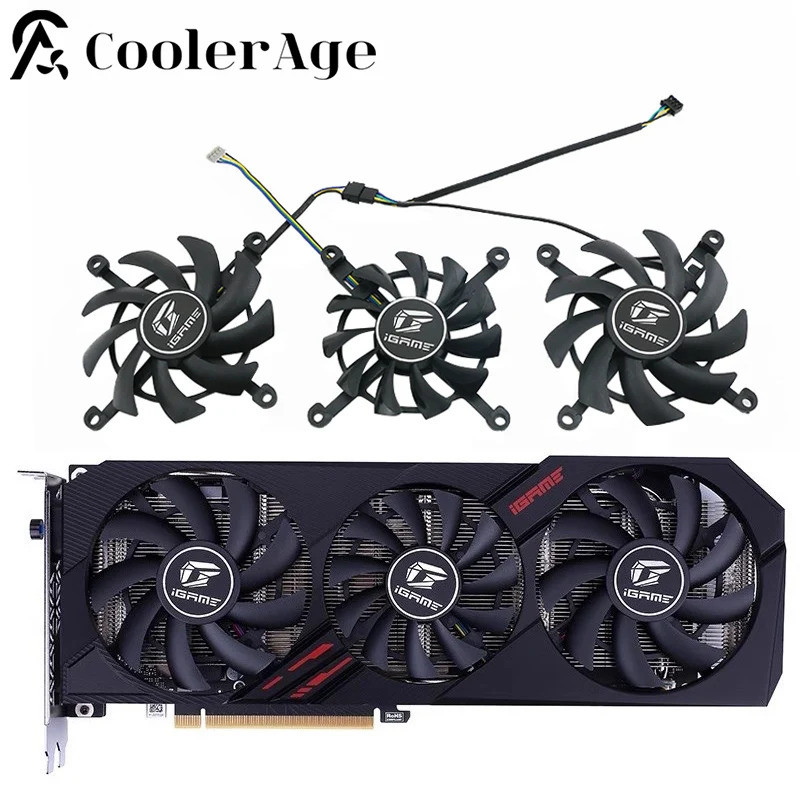 ครั้งที่สอง​75 มม.85 มม.GTX1650 GTX1660 RTX2060 Ultra OC พัดลมการ์ดวิดีโอสําหรับ GTX 1650 1660 RTX20