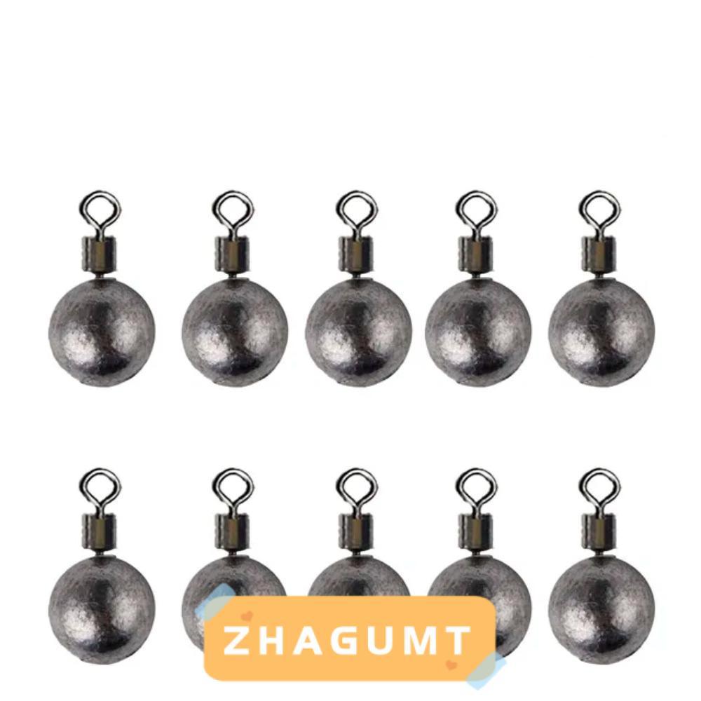 ZHAGUMT366KB 10 ชิ้น Drop Shot Weights Kit, 3.5g/5g/7g/10g/14g/20g น้ําหนักตกปลาตะกั่ว Sinkers, การห