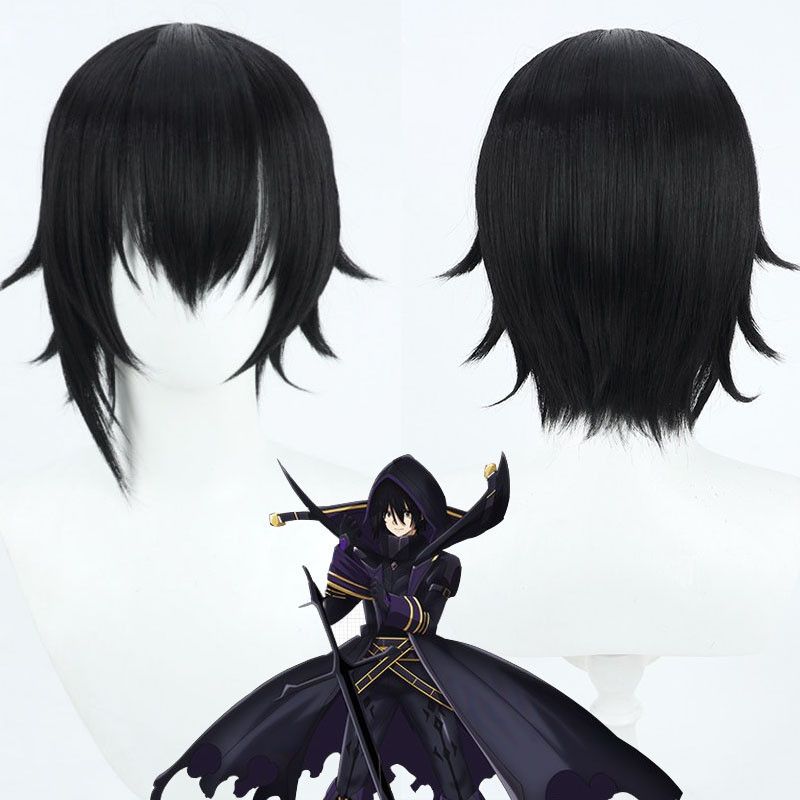 The Eminence in Shadow Cid Kagenou Shadow Cosplay Wig, Black Realistic Simulation Wig, Natural Styli