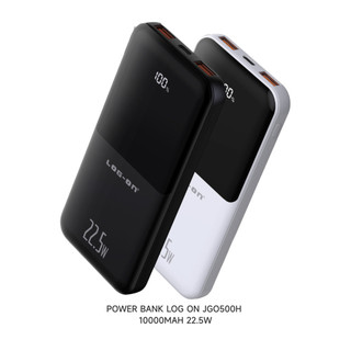 LOG ON POWERBANK HULK V 22.5W 10.000mAh JGO-500H Fast Charging (INCLUDED TYPE C CABLE)