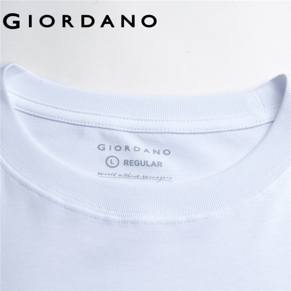GIORDANO تيشيرت رجالي قطن مرسرز Luxe Touch — صورة 7