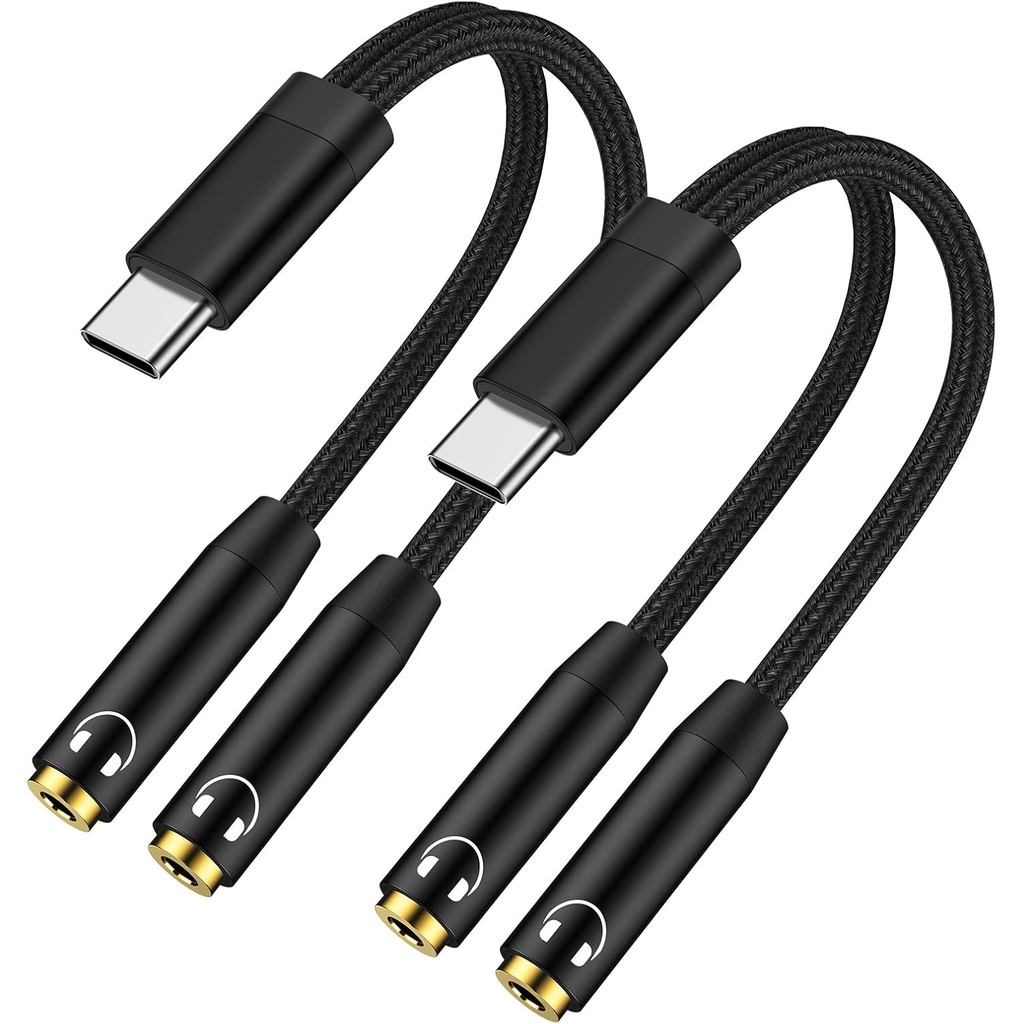 USB C ถึง 3.5 มม.อะแดปเตอร์หูฟังสําหรับ Pixel 10 9a 9 8 Pro Samsung Galaxy A17 A16 A15 5G A56 S25 Ul
