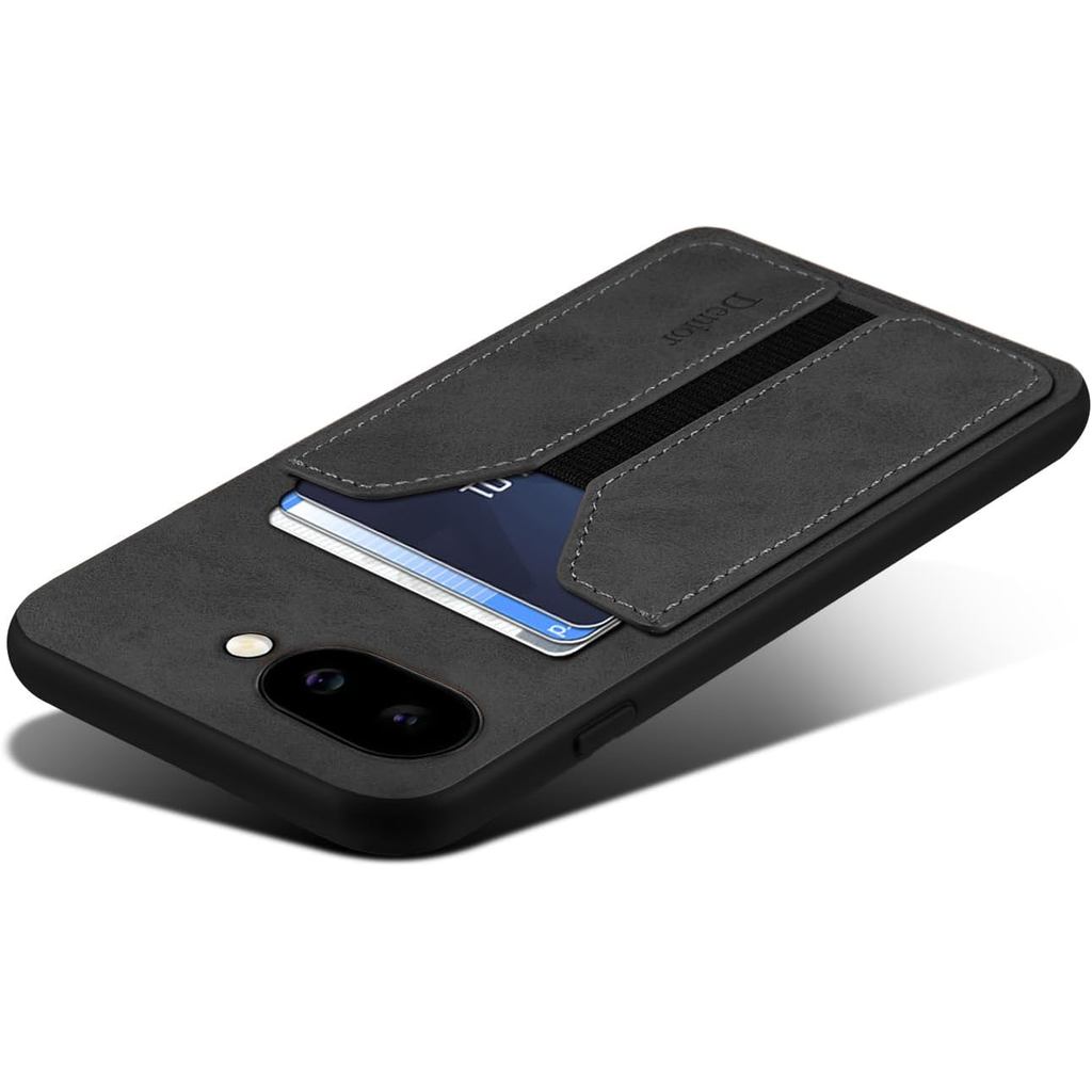 Kowauri Case สําหรับ Google Pixel 9a, PU หนังกระเป๋าสตางค์ผู้ถือบัตรเครดิต Ultra Slim Protector สําห
