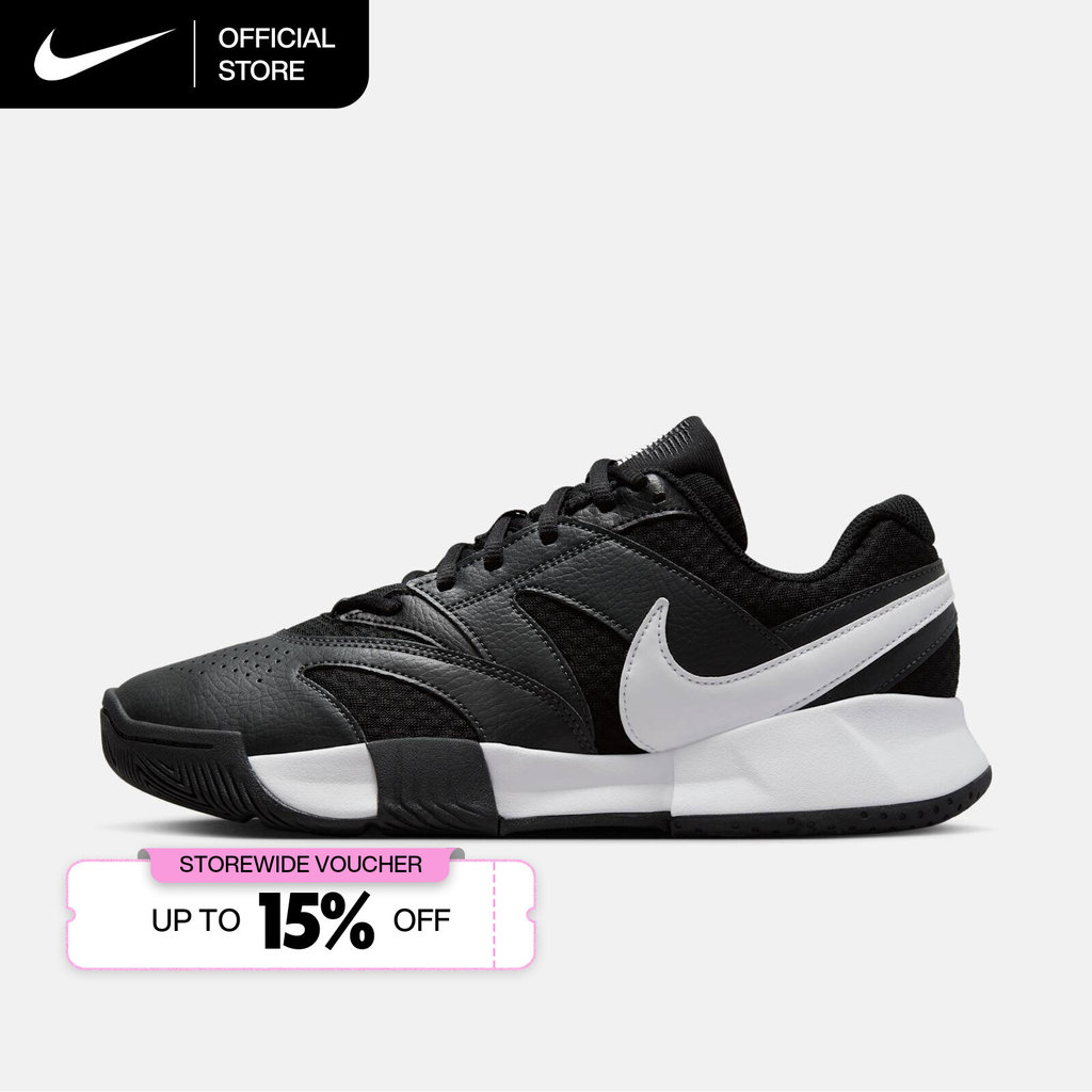 Nike Women's NikeCourt Lite 4 Tennis Shoes - Black [FD6575-001]