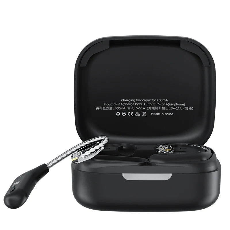 KZ AZ09 สายอัพเกรดไร้สาย HD บลูทูธ 5.4 สายคล้องหู HIFI ชุดหูฟังสายชาร์จสําหรับ KZ CCA หูฟัง