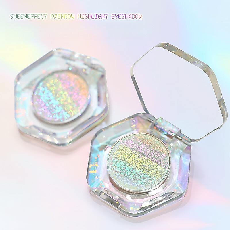SHEENEFFECT ไฮไลท์ อายแชโดว์สีรุ้ง ช่วยให้ใบหน้าสดใส ชิมเมอร์ ผงไล่โทนสีรุ้ง