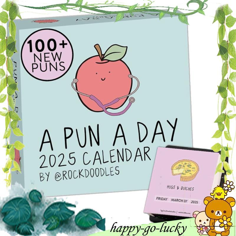 2025 Punny Daily Desk Calendar 2025 Page A Day Dad Joke Calendar