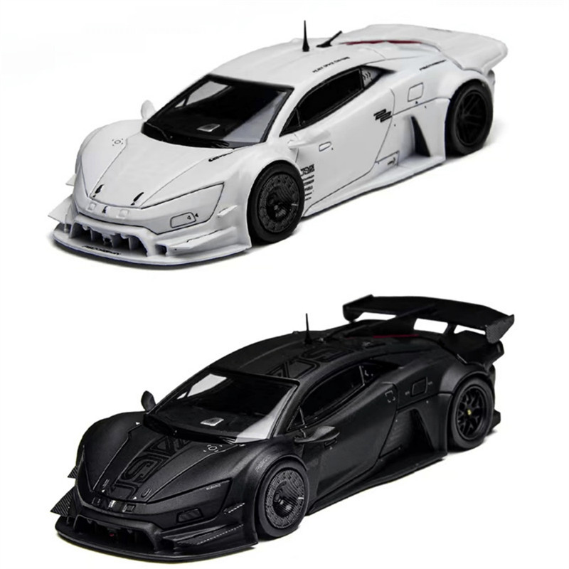 Time Micro x PSC DESIGN 1:64 YANGANG U9 สีขาว/ดํา รถโมเดลDiecast