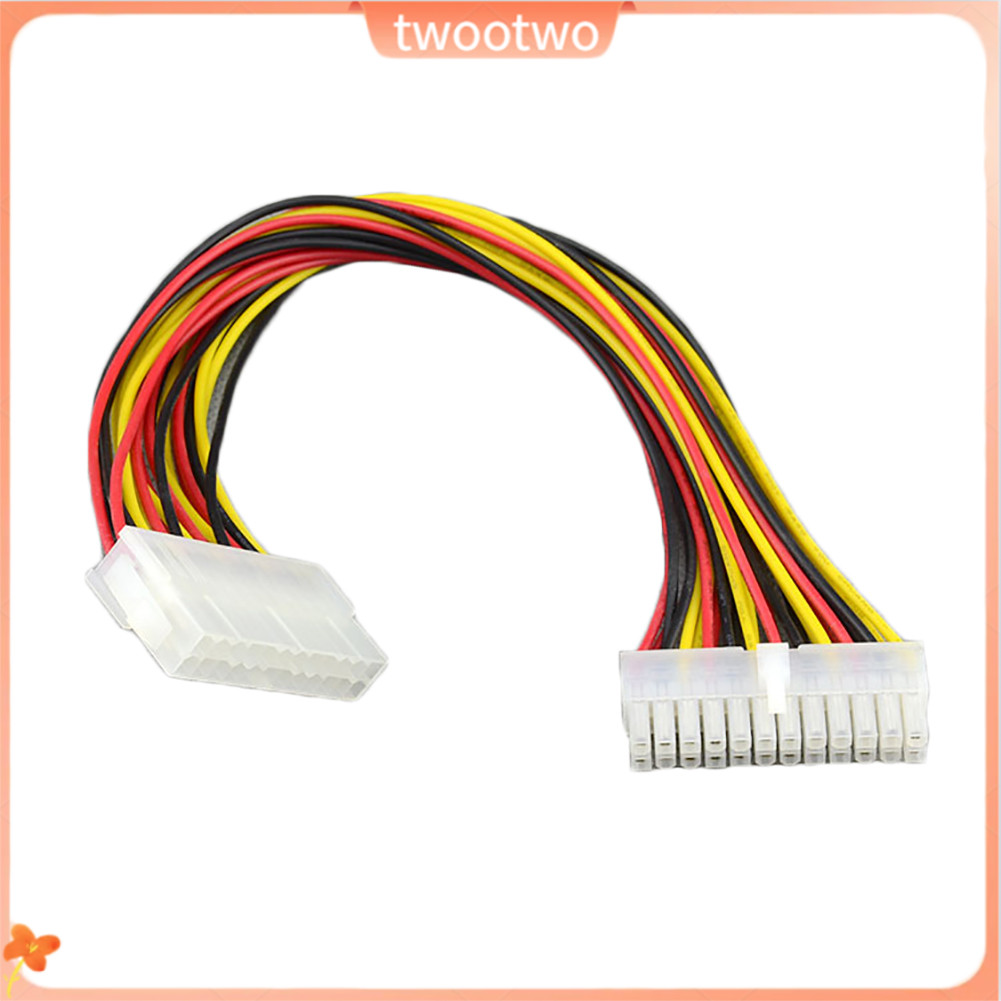 24Pin Male to 24Pin Female PC Power Adapter Extension Cable Connector