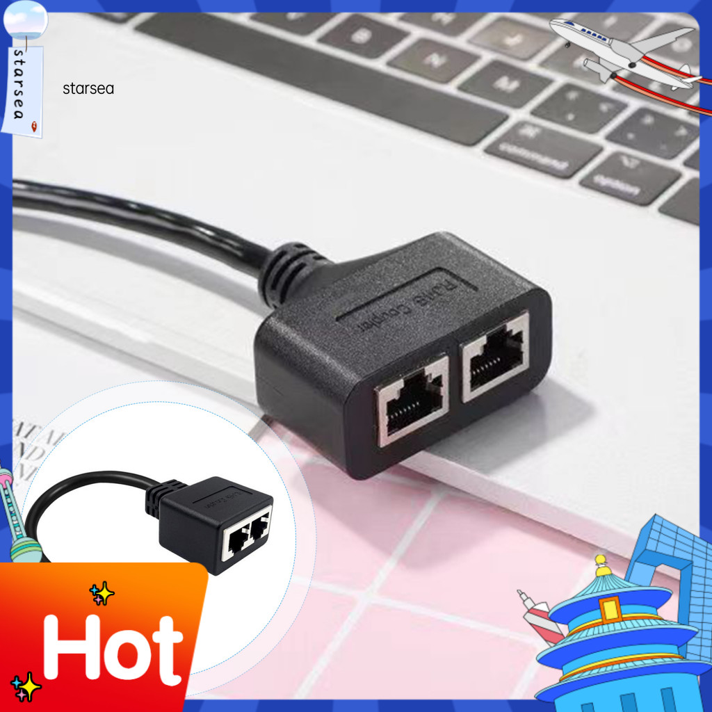 SRA ZK Universal Ethernet Splitter Rj45 Ethernet Network Splitter Ethernet Cable Splitter Rj45 อะแดป