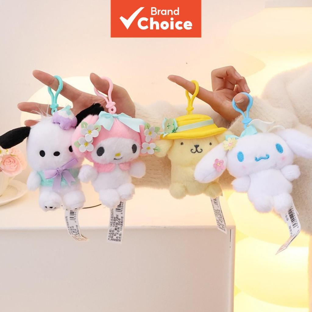 Sanrio ตุ๊กตาพวงกุญแจดอกไม้ Series Cinnamoroll My Melody กระเป๋า Charm ความงามของขวัญสําเร็จการศึกษาชิ้นสุดท้ายวันแม่ Hari Raya จี้ 1 ชิ้น