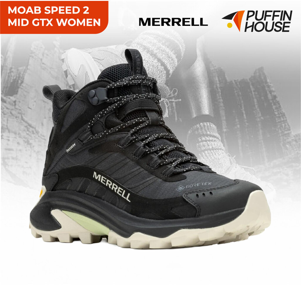 MERRELL MOAB SPEED 2 MID GTX WOMEN รองเท้าเดินป่า ข้อสูง สำหรับผู้หญิง