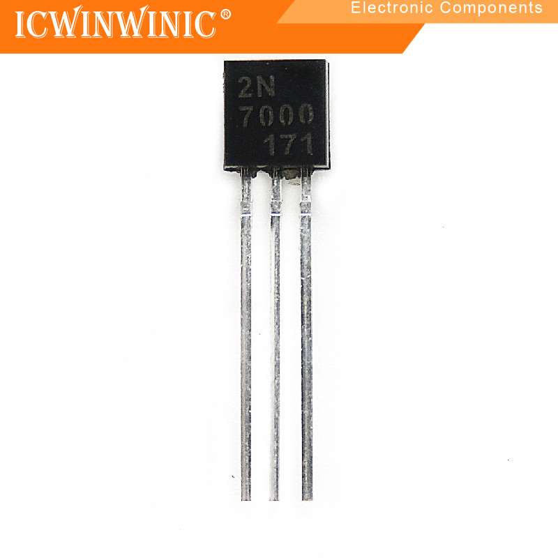 5 ชิ้น 2N7000 7000 TO-92 ส่วนประกอบอิเล็กทรอนิกส์