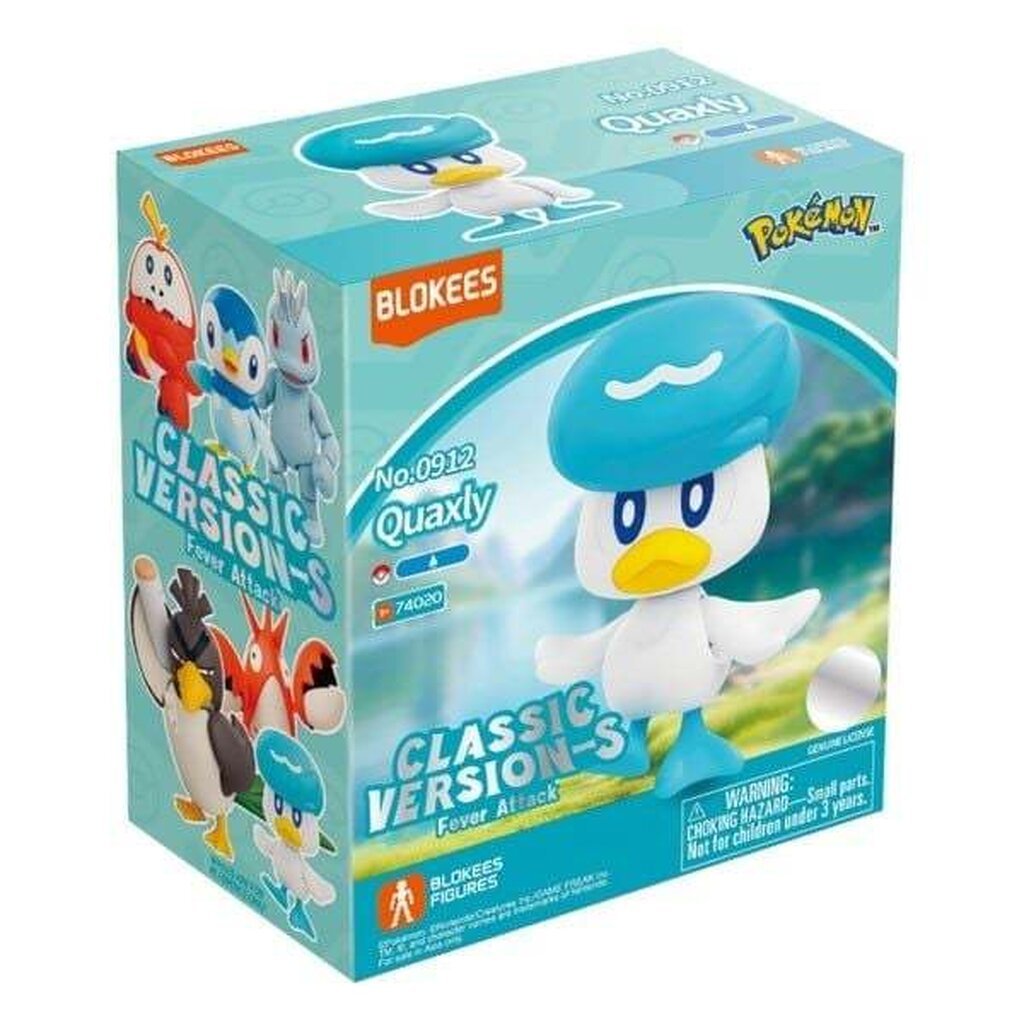 Blokees Pokemon 74020 Pokemon Classic Edition CV-S Quaxly 810181532722 (Figure)