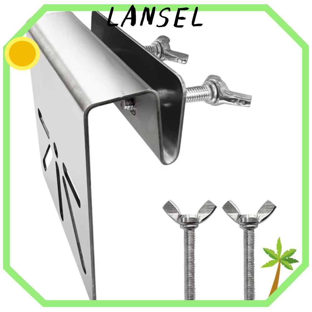 LANSEL1 Gutter Bracket, Metal Wall Mount Bracket, Channel Mount Gutter Mount Camera Holder for Eufy 