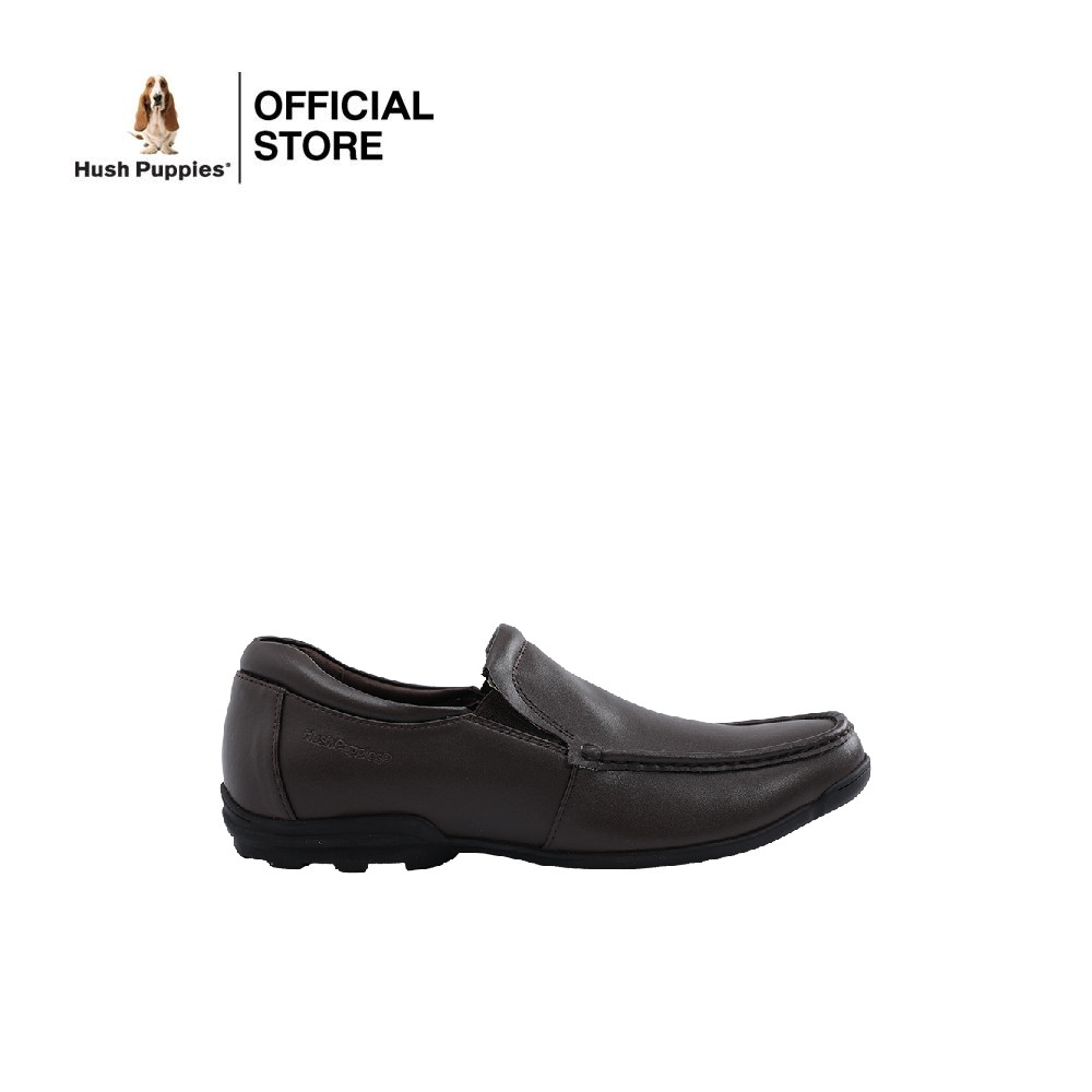 Hush Puppies รองเท้าผู้ชาย รุ่น  HP 8HDFPP045F - สีน้ำตาล (รองเท้าทางการหนังสังเคราะห์ แบบสวม)