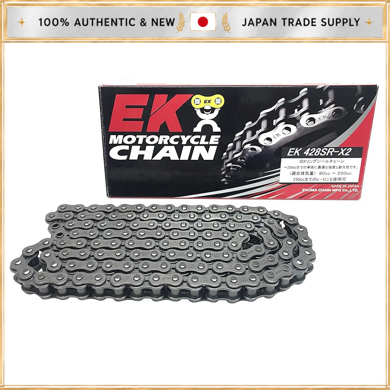 EK QX 428SR-X2 Steel Ring Seal Chain 102L with Semi-Press Clip Joint [05 BRAKE]