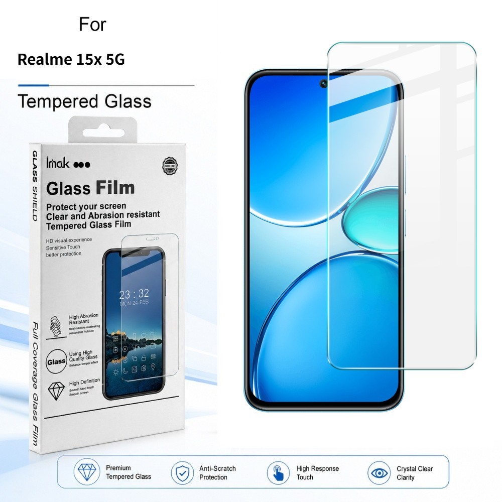 ฟิล์มกระจก สำหรับ Realme 15x 14 14x 13 13+ 12x 12+ 12 11 Pro 9H ความแข็ง FM0001