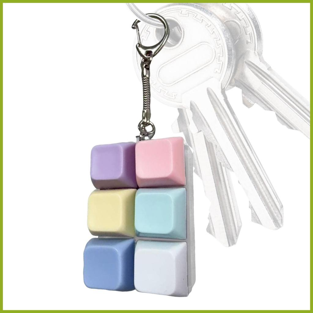 Clicker Fidget ของเล่นสนุกบรรเทา Sensory เกมพวงกุญแจ Fidget คีย์บอร์ด Clicker Fidget ของเล่นสําหรับผ