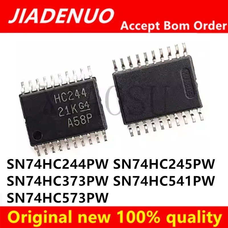 5PCS SN74HC244PW HC244 SN74HC245PW HC245 SN74HC373PW HC373 SN74HC541 SPW HC541 SN74HC573PW TSSOP20 ช