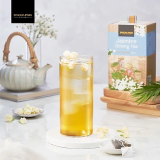 ชาอู่หลงผสมดอกมะลิ ชนิดซอง สิงห์ปาร์ค เชียงราย Jasmine Oolong Tea Singhapark Chiangrai