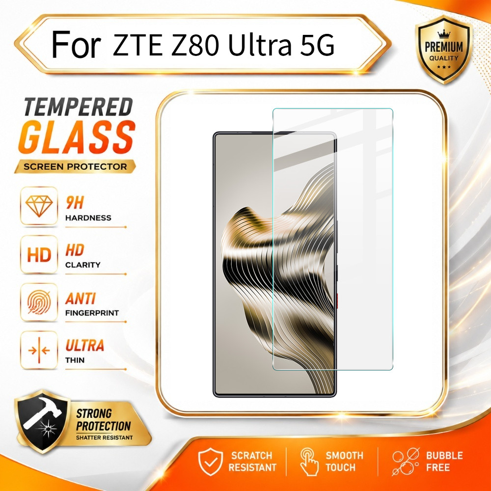 ฟิล์มกระจก สำหรับ ZTE Nubia Z80 Z70 Z60S Z50S Ultra Pro 5G ฟิล์มกันรอยหน้าจอ ใสคมชัด HD FM0001