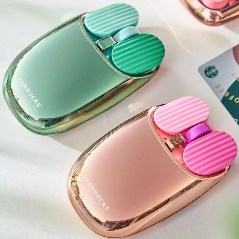 Lofree Lofree Starbucks Co-Branded Cooperation Potato Chips Mouse ไร้สายบลูทูธเกมสํานักงานสาวใช้งานง