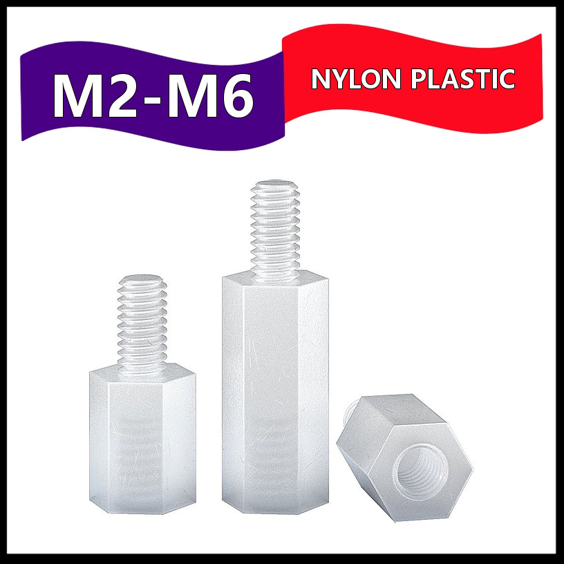 ไนลอน M2-M6 แข็งแรง (10-50pcs) L5-50mm 【FGH-R1】