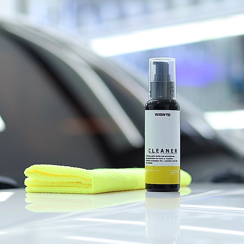 น้ำยาฟื้นฟูสภาพผิวรถโดยเฉพาะ แถม ผ้าไมโครไฟเบอร์ ( WIBWUB CLEANER )
