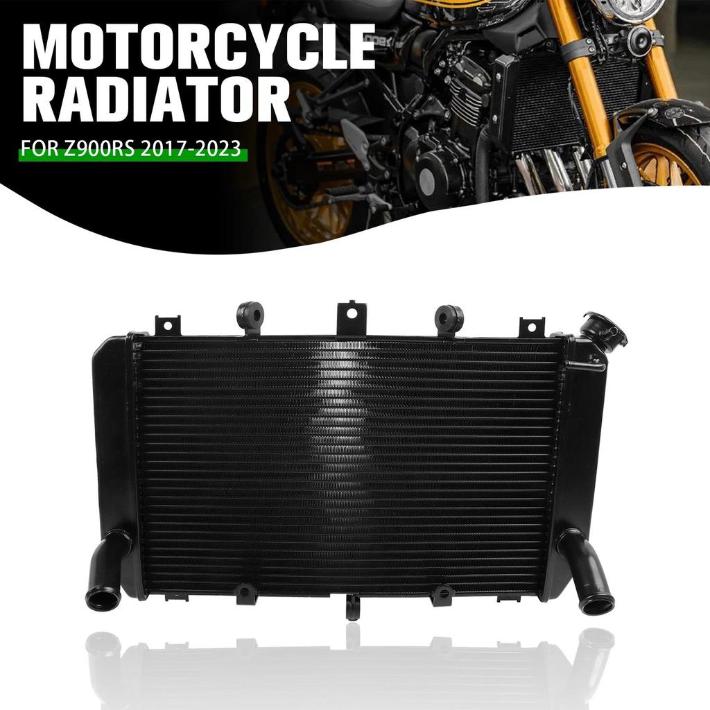 YYสำหรับ Kawasaki Z900 RS Z900RS Z 900 RS 2017-2023 หม้อน้ำอะลูมิเนียมสำหรับรถจักรยานยนต์  ชุดระบายค