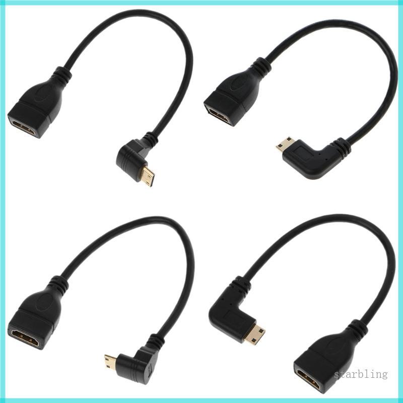 Star 90 องศามุม Mini USB ชายกับหญิง