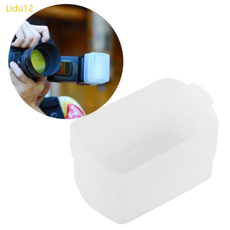 Lidu12 Flash Diffuser แบบพับได้ Flash Diffuser สําหรับ 582EXII 580EX YN560III 568EX แฟลช