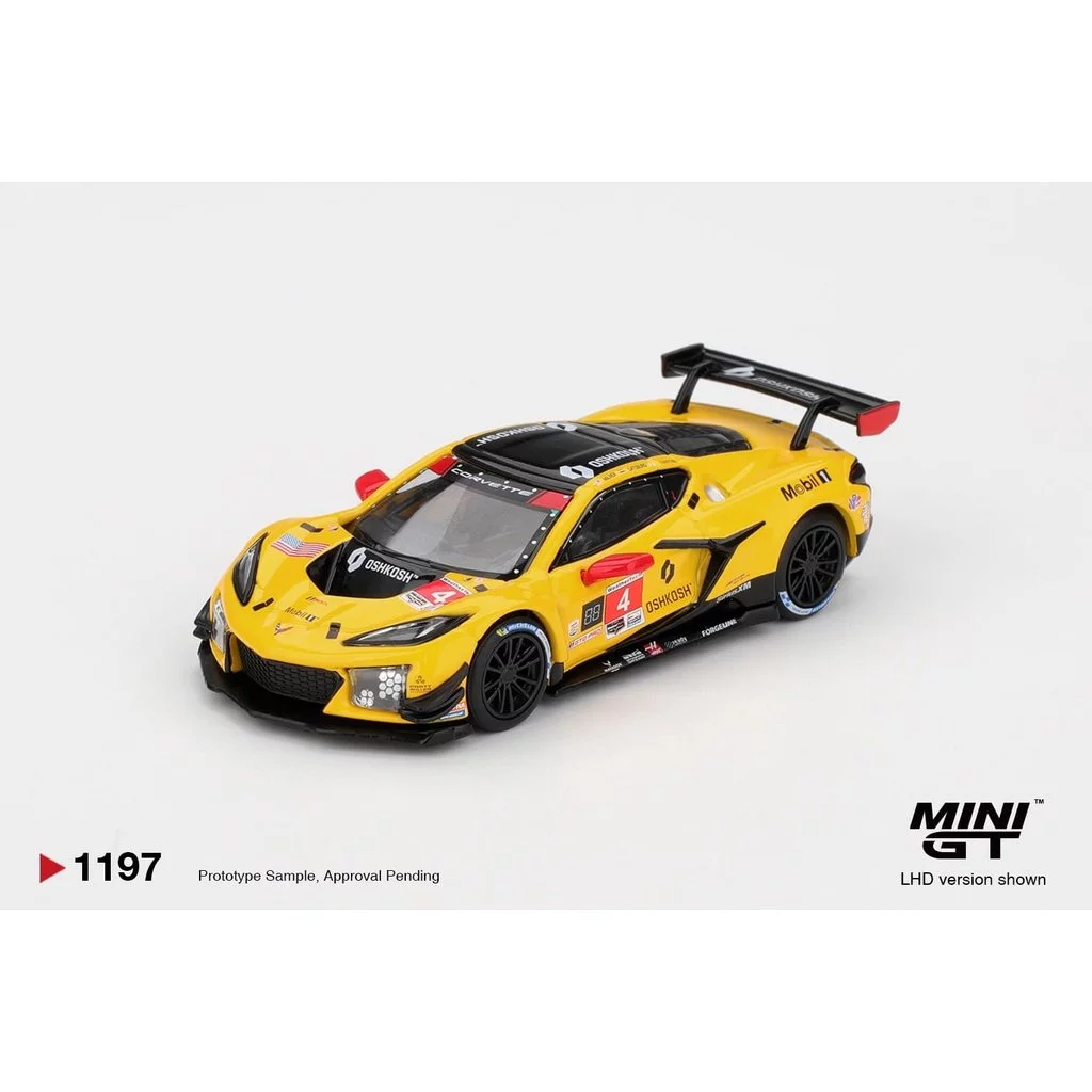 MINI GT No.1197 Chevrolet Corvette Z06 GT3.R #4 Corvette Racing by Pratt Miller Motorsports 2025 IMSA Daytona MGT01197
