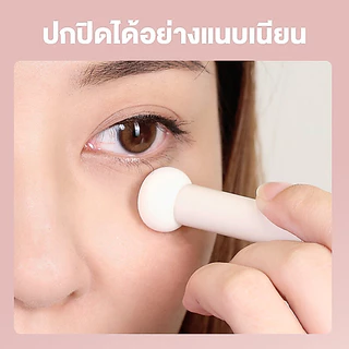 Oni Round Sponge Concealer Brush #Sakura Pink แปรงหัวฟองน้ำโอนิ เกลี่ยคอนซีลเลอร์เรียบเนียน ไม่เป็นคราบ.