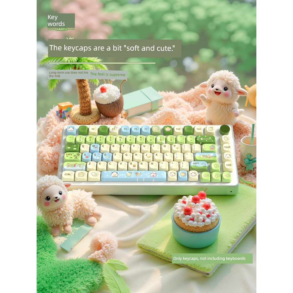 sa keycap keycaps pbt keycaps ปุ่มกดระเหิด PBT Kuromi MOA น่ารักสูง